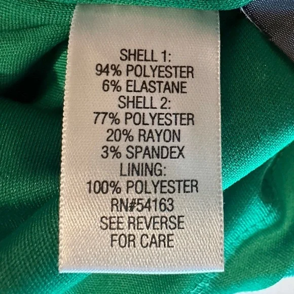 Dana Buchman size 6 black and green Sleeveless sheath midi dress - Picture 7 of 11